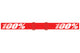 MX Goggles 100% Armega red