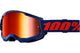 MX Goggles 100% Strata 2 marine blue red mirror