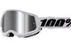 MX Goggles 100% Strata 2 white silver mirror