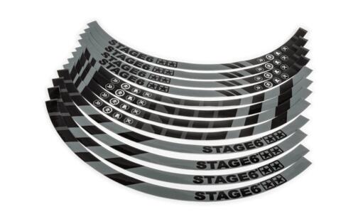 Rim Sticker Set Scooter 13" Stage6 Black