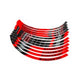 Rim Sticker Set Scooter 13" Stage6 Red