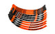 Rim Sticker Set Scooter 10" Stage6 Orange