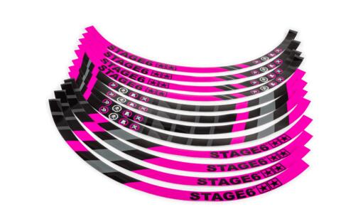 Rim Sticker Set Scooter 10" Stage6 Pink